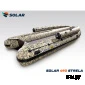 Лодка надувная моторная SOLAR-490 Strela Jet tunnel с фальшбортом