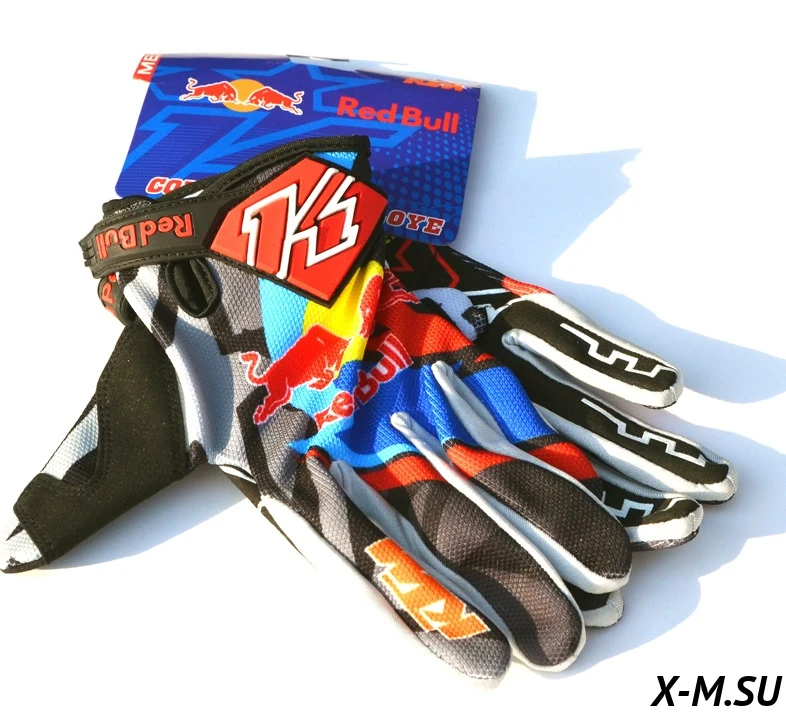 Перчатки KINI Red Bull KTM Blue/Black Перчатки KINI Red Bull KTM Blue/Black