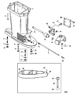 Корпус ведущего вала 2-Х ТАКТНОГО ПЛМ MERCURY 60 Серийный номер от 00G760300 до 0T979999