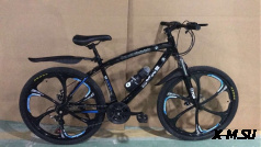 Велосипед на литых дисках стиль БМВ черный