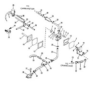 Топливный насос (черный) 2-Х ТАКТНОГО ПЛМ MERCURY 60 Серийный номер от 9683055 до 9885344