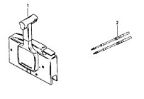 Тросы дроссельной заслонки 4-Х ТАКТНОГО ПЛМ MERCURY 5 Серийный номер от 0P073456 до 0P400999