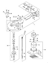 Струйный насос в сборе 2-Х ТАКТНОГО ПЛМ MERCURY 55 Серийный номер от 0P017000 до 0P325499