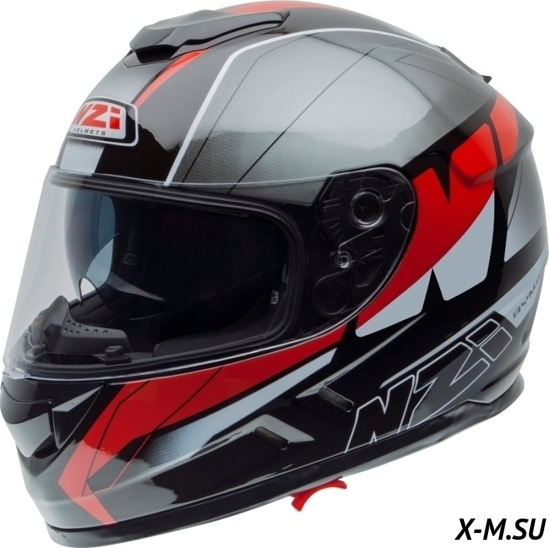 Шлем NZI SYMBIO 2 DUO MEGA BLACK RED Шлем NZI SYMBIO 2 DUO MEGA BLACK RED