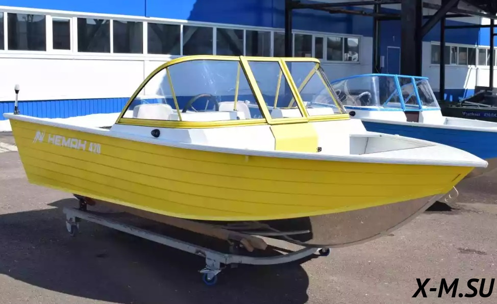 Алюминиевый катер WYATBOAT Неман-420 DCM Алюминиевый катер WYATBOAT Неман-420 DCM