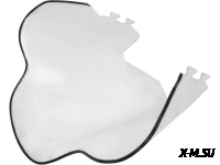 Стекло ветровое высокое для снегохода BRP Tundra LT-550F, LT V-800 (2008-2009 МГ) (57см, 2мм, МПК)