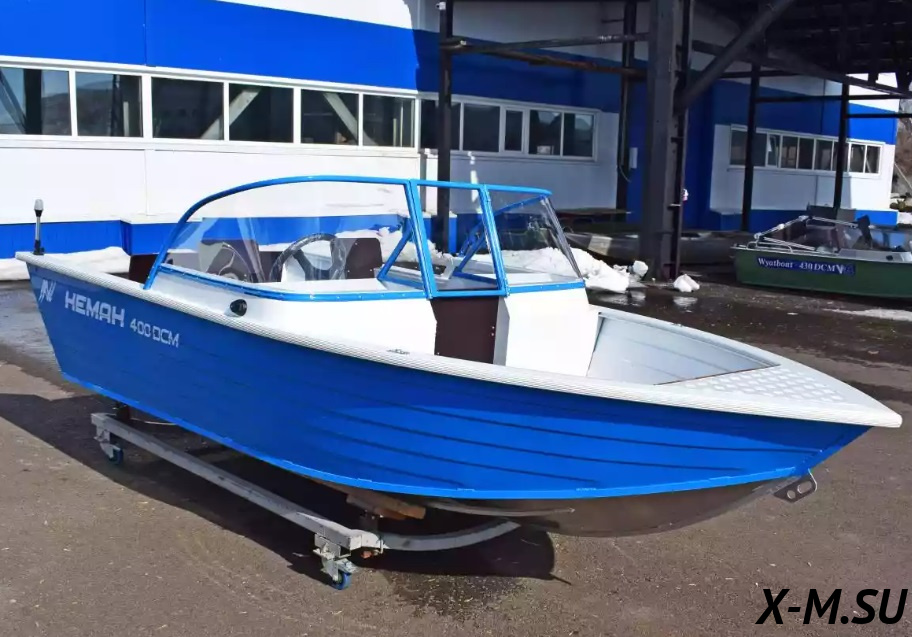 Алюминиевый катер WYATBOAT Неман-400 DCM Алюминиевый катер WYATBOAT Неман-400 DCM